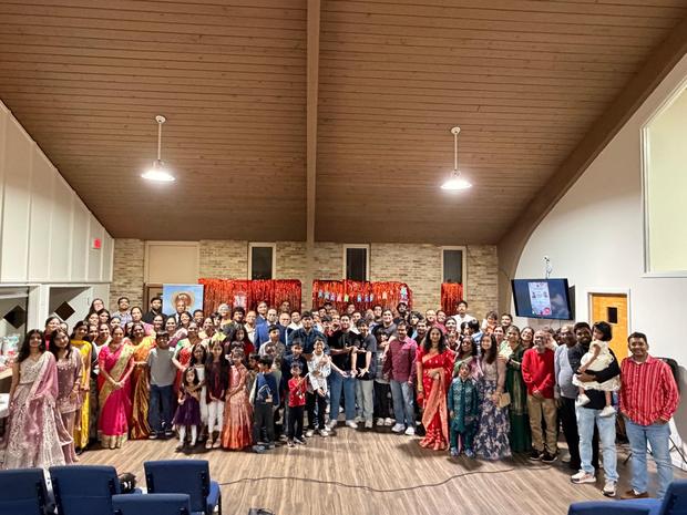 The whole fellowship together in the Family Life Center