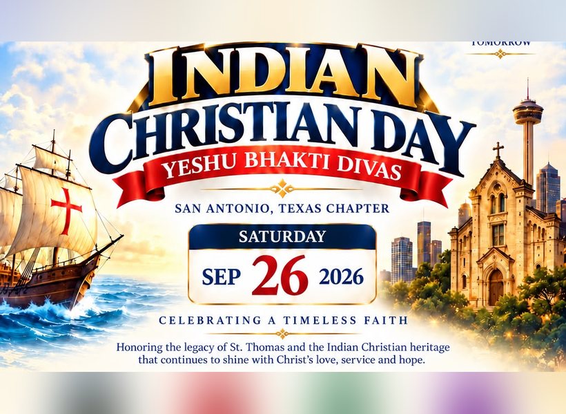 Indian Christian Day 2026 — Yeshu Bhakti Divas, San Antonio Texas Chapter